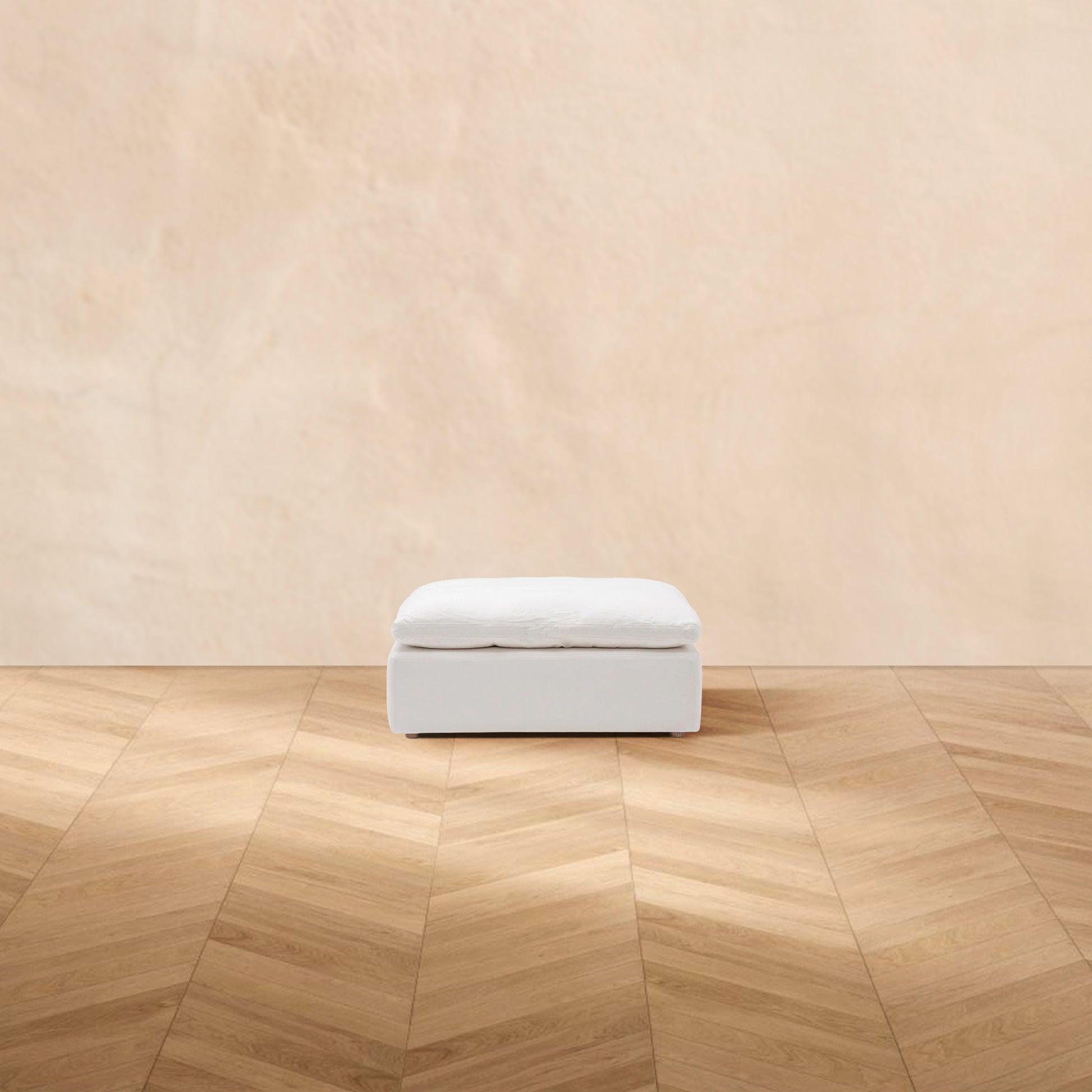 HavenlyCloud® Couch Ottoman in White | Performance Fabric